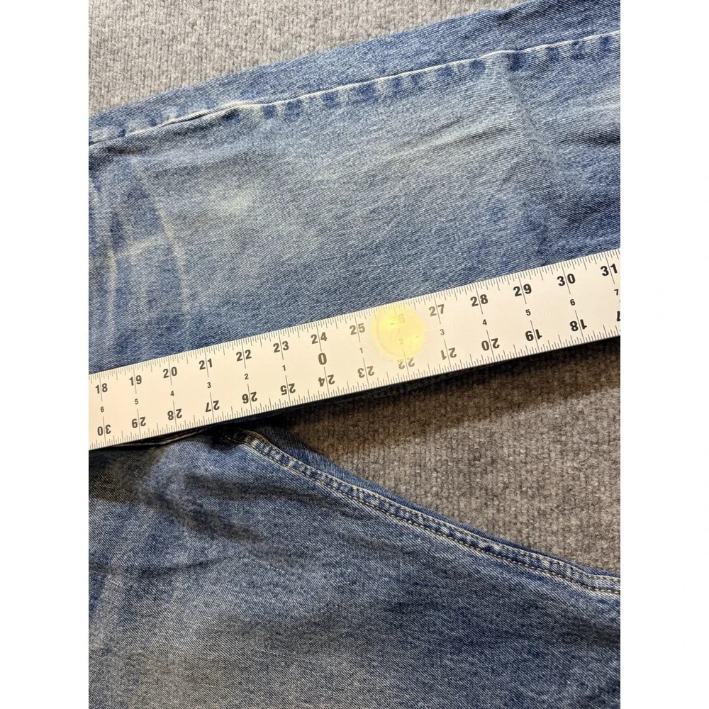 Levis 505 Jeans Mens 34x29‎ Regular Fit Straight Leg Blue Denim Pants